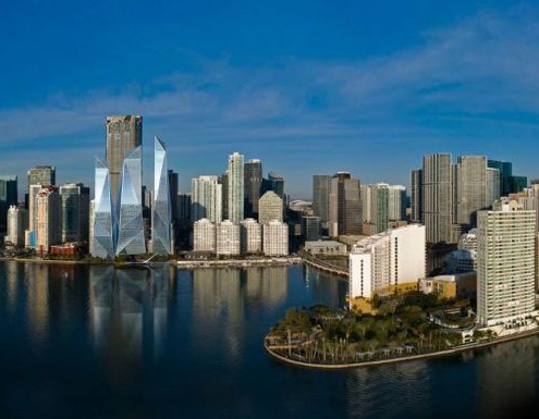 An Older Conceptual Rendering of The Yacht Club Apartments and 1001 Brickell Bay Drive Site from 2021 1030x385