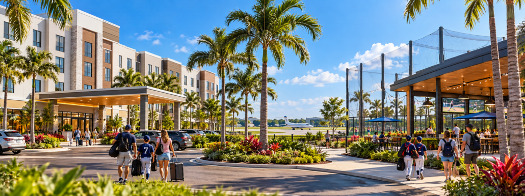 drawing interpretation of the new vero beach hotel and entertainment development_original image created by ChatGPT 1030x385